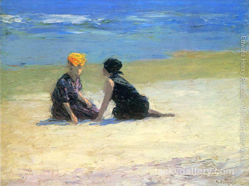 Confidences by Edward Henry Potthast paintings reproduction